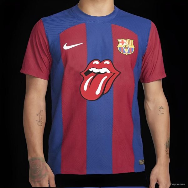 Fc barcelone maillot rolling stones