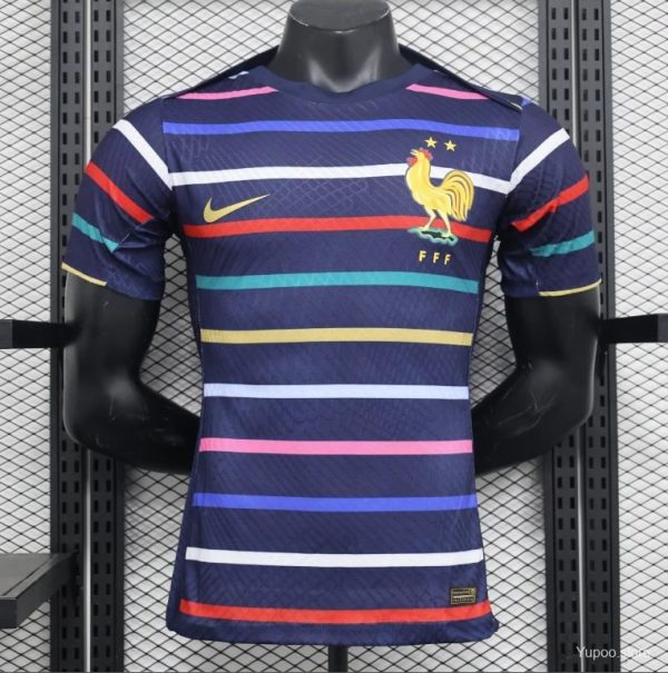 Équipe de france maillot foot pré-match 2024 2025 euro2024