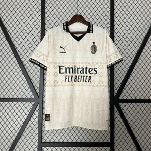 AC Milan x Pleasures maillot foot Blanc 2024 2025 Fourth