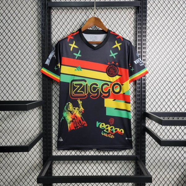 Ajax amsterdam maillot foot concept bob marley 2024 2025