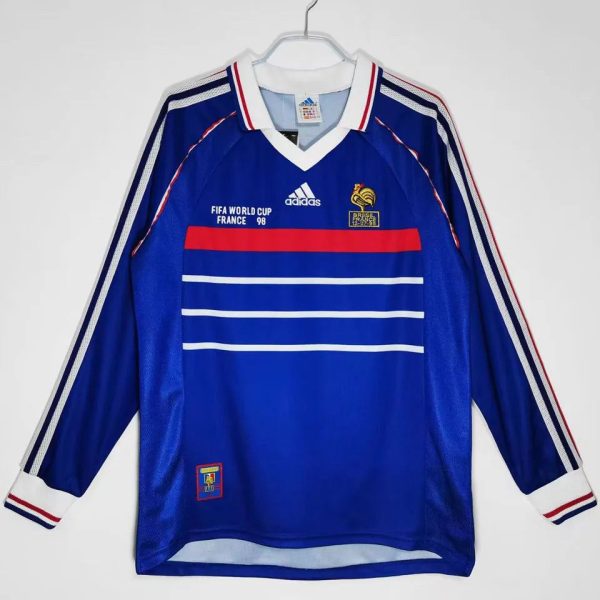 Équipe de france maillot retro 1998 manche longue