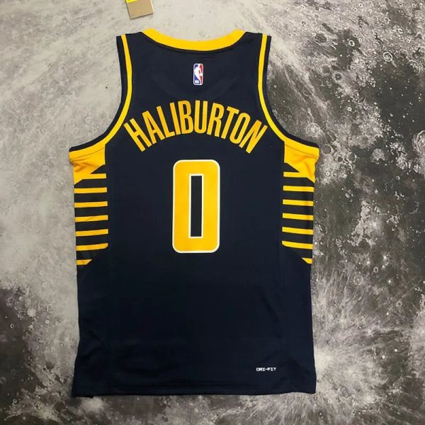 Maillot indiana pacers  haliburton 0 nba basket