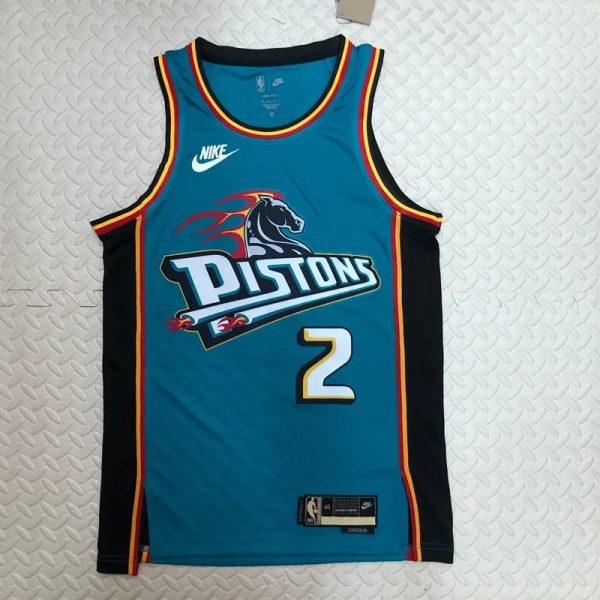 Maillot detroit pistons  2 cunningham nba basket