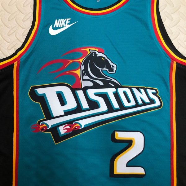 Maillot detroit pistons  2 cunningham nba basket