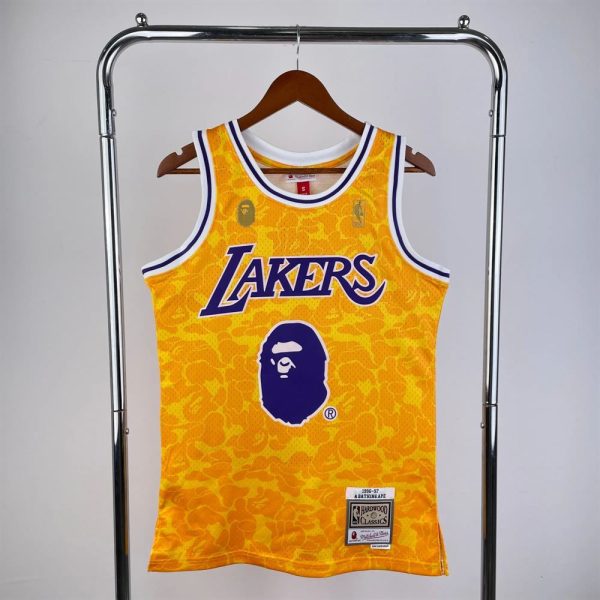 Maillot  bape los angeles lakers 93 bape  nba basket