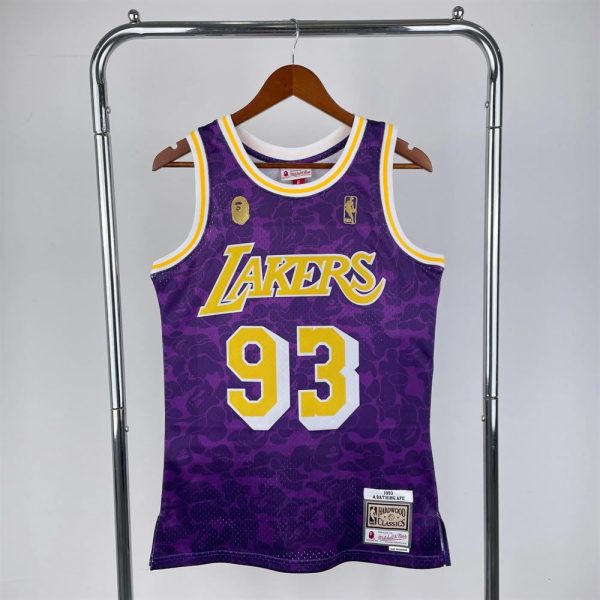 Maillot  bape los angeles lakers 93 bape  nba basket