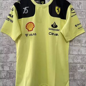 Formule 1 Maillot Ferrari 2022 Jaune Edition GP Monza