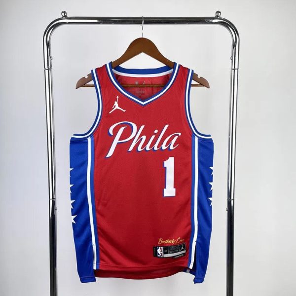 Maillot  philadelphia 76ers harden 1 nba basket