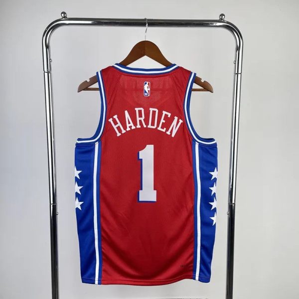 Maillot  philadelphia 76ers harden 1 nba basket