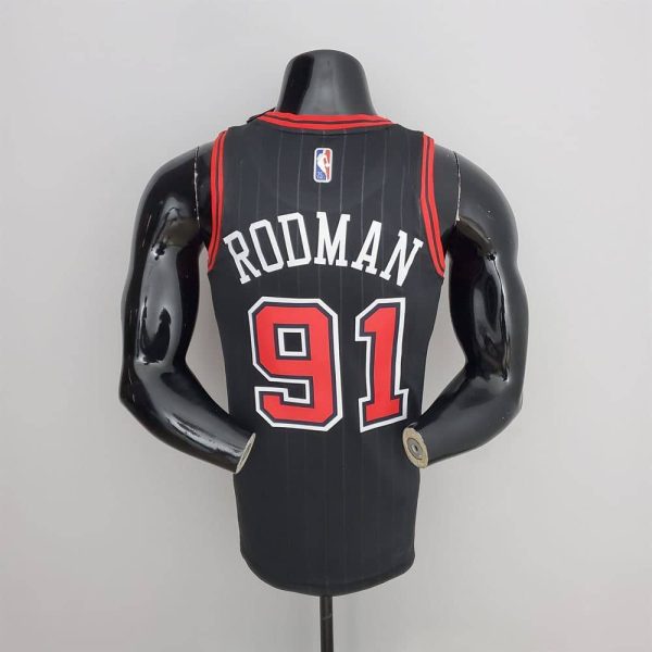 Maillot chicago bulls 91 rodman nba basket