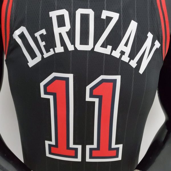 Maillot chicago bulls 11 derozan nba basket