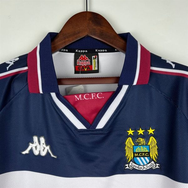 Manchester city maillot retro 1997 1998