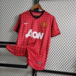 Manchester United maillot foot Retro 2012 2013