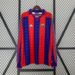 FC Barcelone maillot foot Retro 1996 1997 Manches Longues