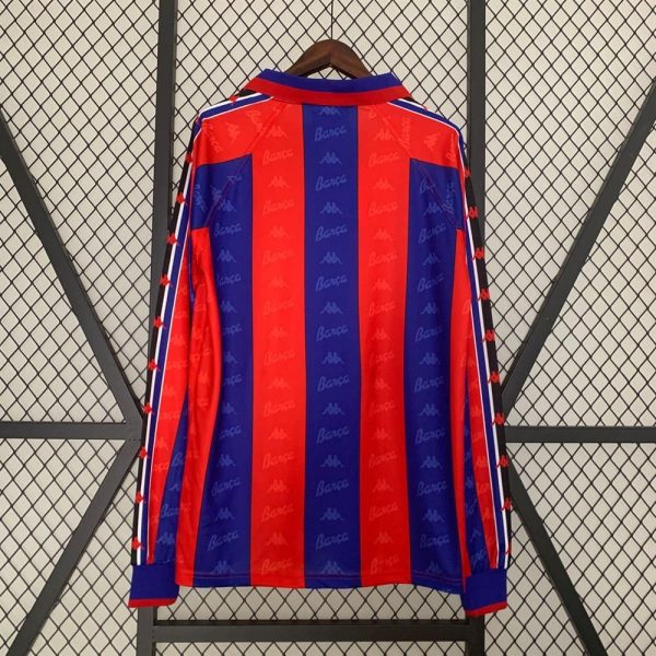 Fc barcelone maillot foot retro 1996 1997 manches longues