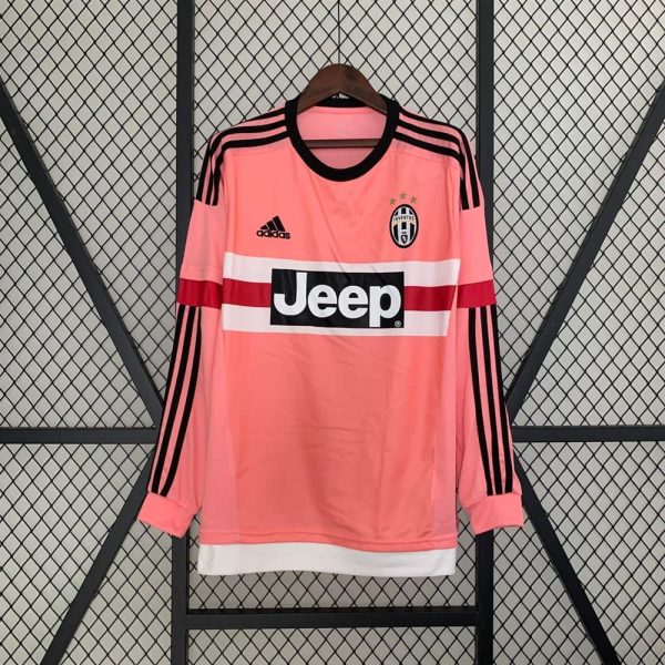 Juventus maillot foot retro 2015 2016 manches longues