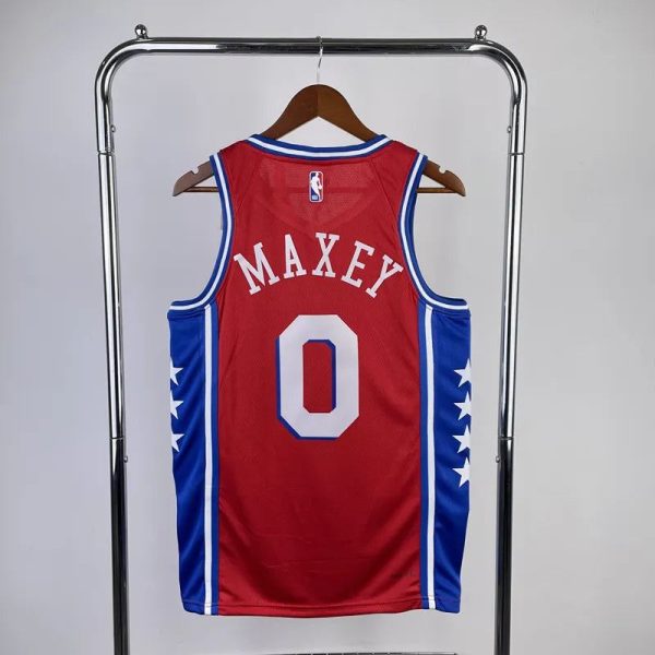 Maillot  philadelphia 76ers maxey 0 nba basket