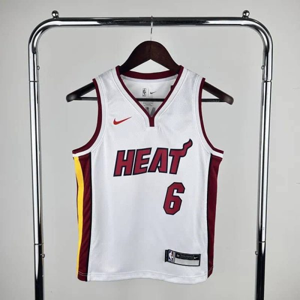 Maillot miami heat 6 james nba basket