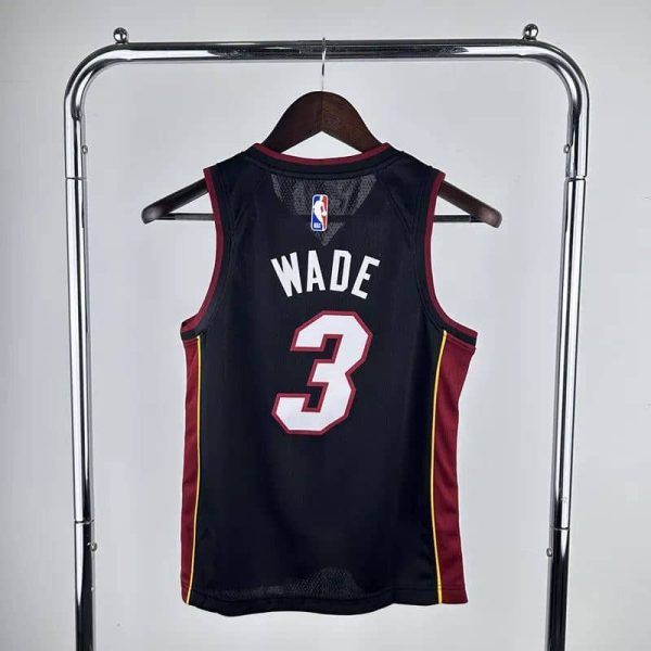 Maillot miami heat 3 wade nba basket