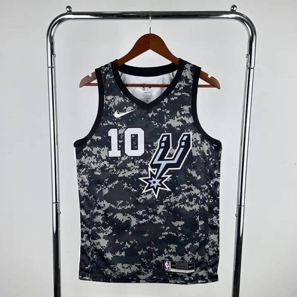 Maillot san antonio spurs 10 sochan nba basket