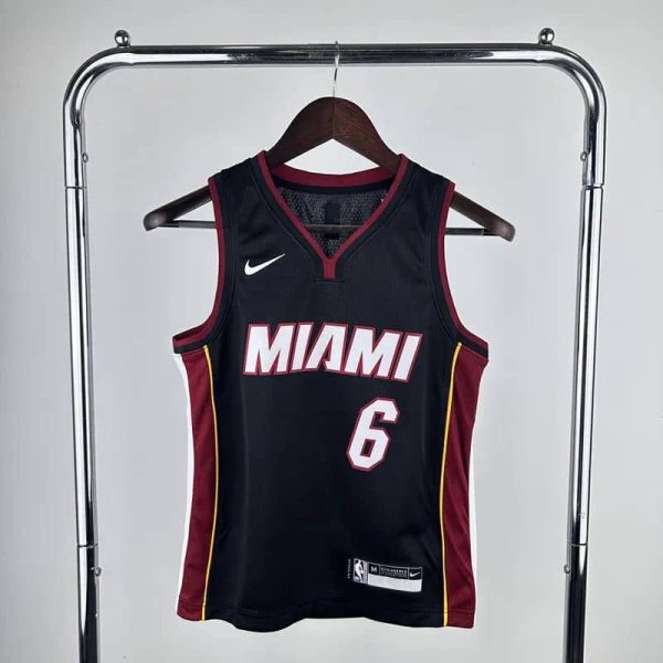 Maillot miami heat 6 james nba basket