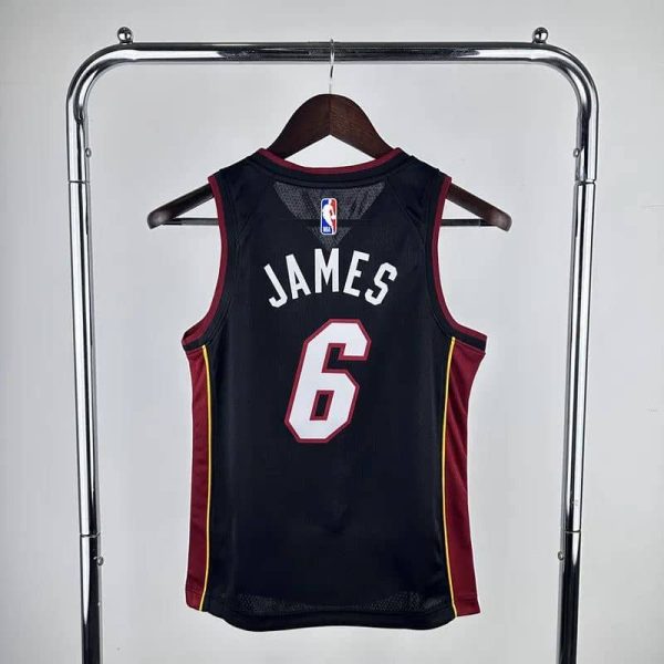 Maillot miami heat 6 james nba basket