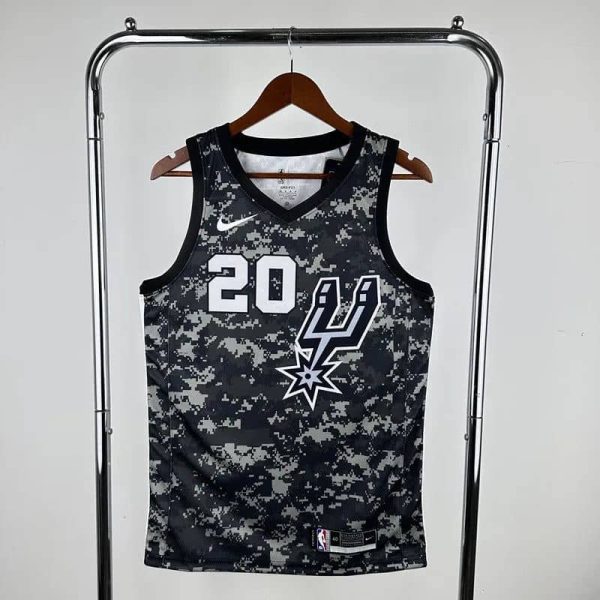 Maillot san antonio spurs 20 ginobili nba basket