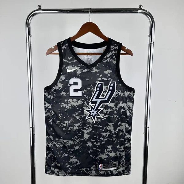 Maillot san antonio spurs 2 leonard nba basket