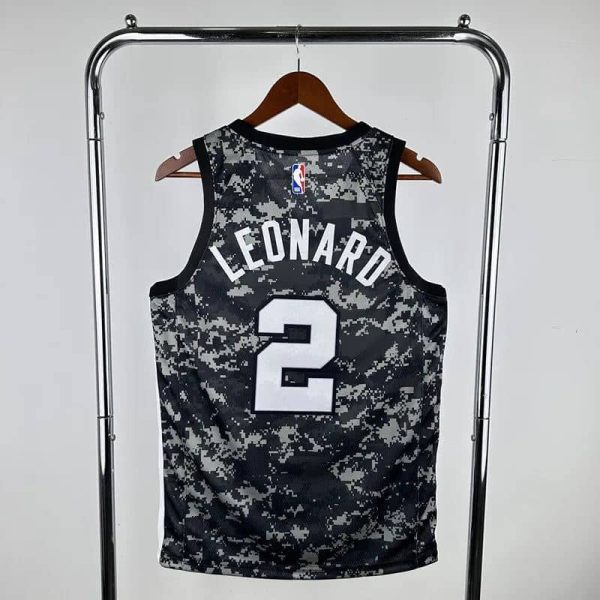 Maillot san antonio spurs 2 leonard nba basket