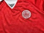 Danemark maillot foot retro 1988