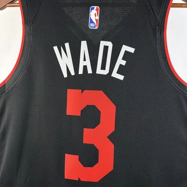 Maillot miami heat wade 3 nba basket 2023 2024