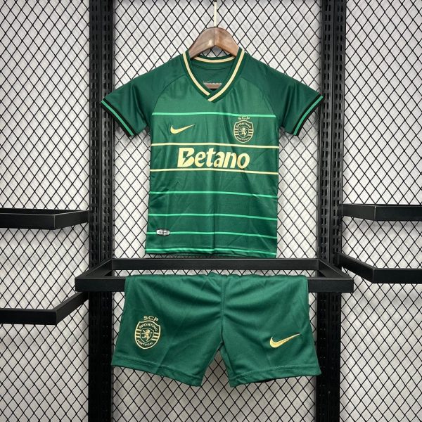 Kit enfant sporting portugal 2024 2025 extérieur