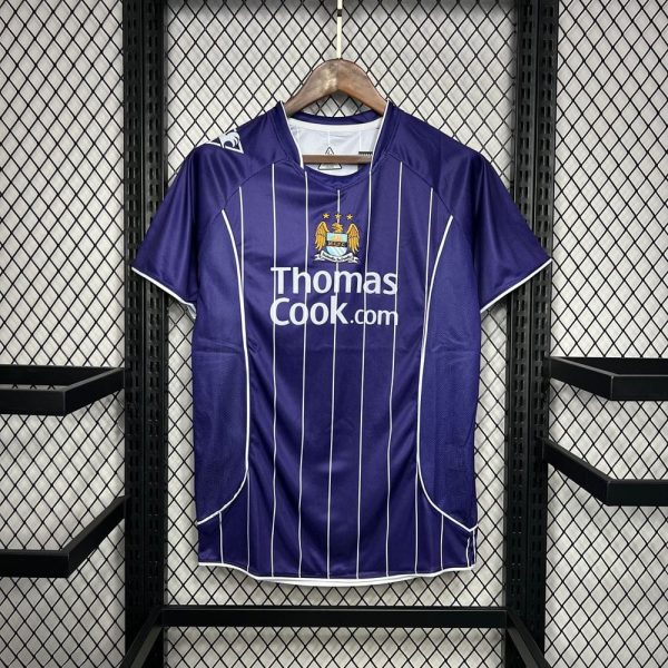 Manchester city maillot foot rétro 2007 2008