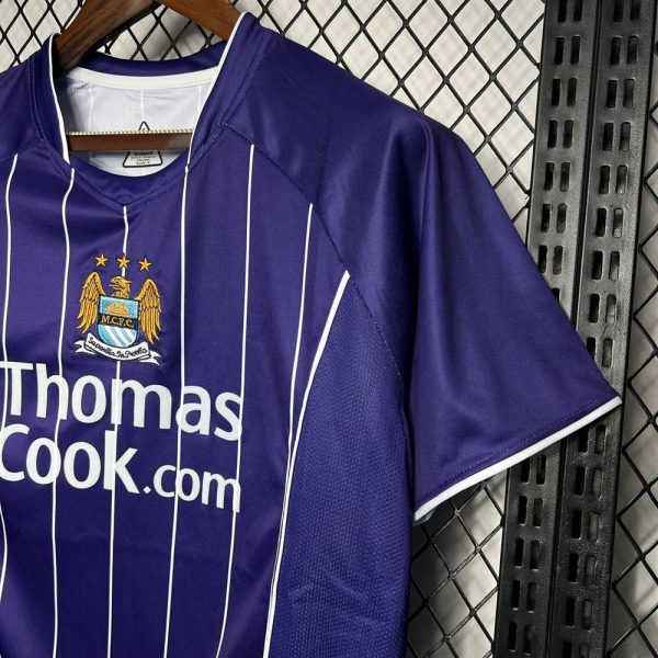 Manchester city maillot foot rétro 2007 2008