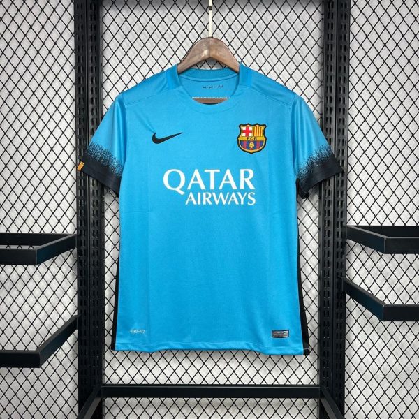 Fc barcelone maillot foot retro 2015 2016