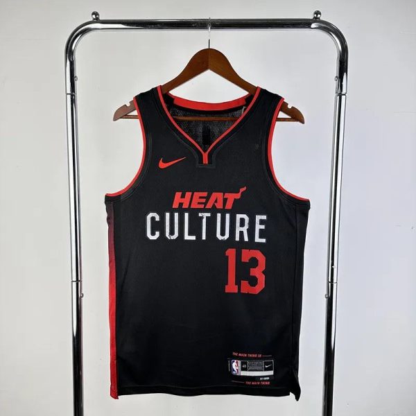 Maillot miami heat adebayo 13 nba basket 2023 2024