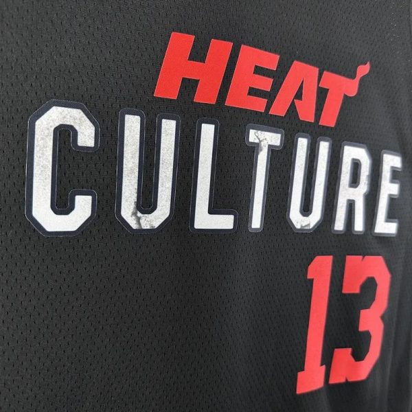 Maillot miami heat adebayo 13 nba basket 2023 2024