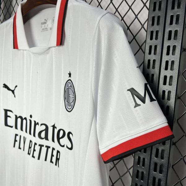 Ac milan maillot foot extérieur 2024 2025