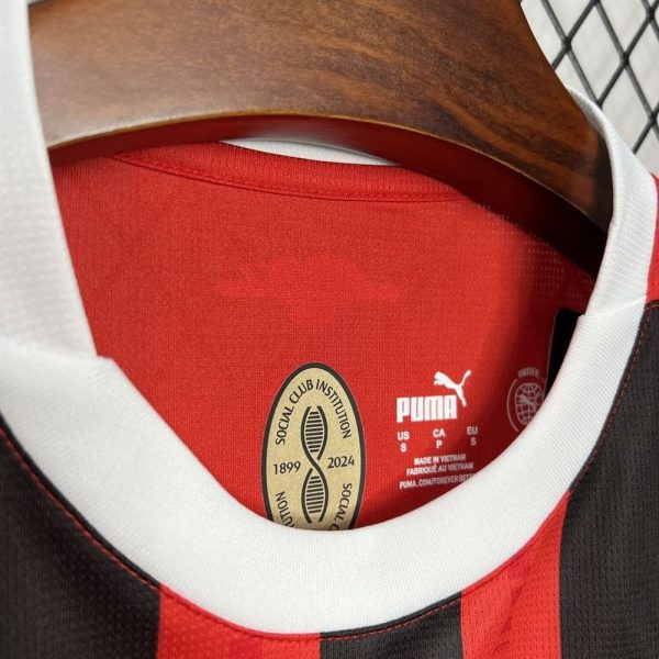 Ac milan maillot foot domicile 2024 2025