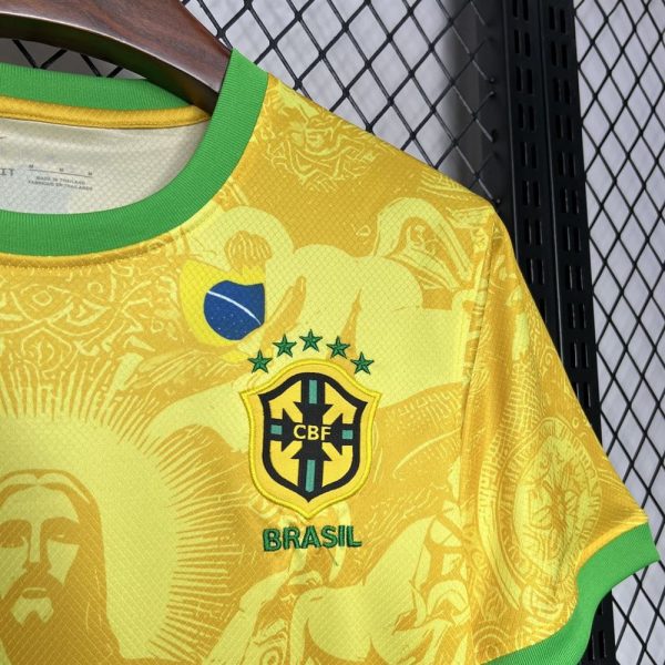 Camiseta de futbol conceptual de brasil 2024 2025