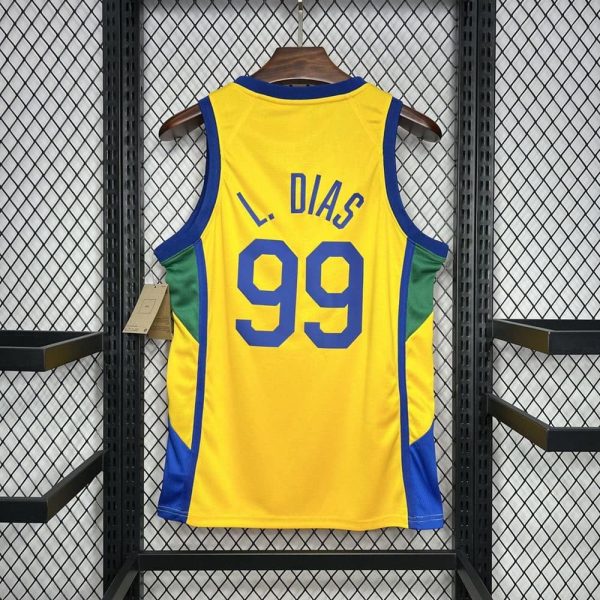 Maillot brésil 99 l. Dias nba basket