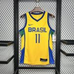 Brazil Jersey 11 L. GUI SANTOS NBA Basketball