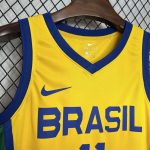 Brazil Jersey 11 L. GUI SANTOS NBA Basketball