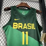 Brazil Jersey 11 L. GUI SANTOS NBA Basketball