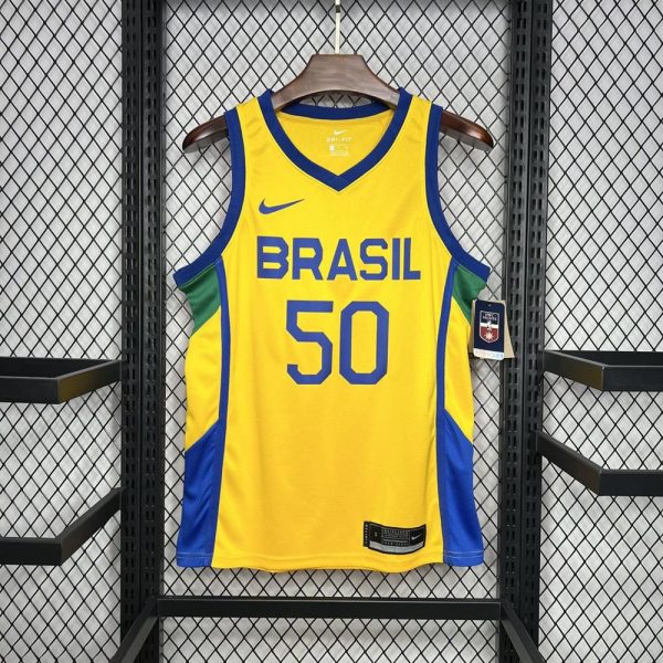 Maillot brésil 50 caboclo nba basket