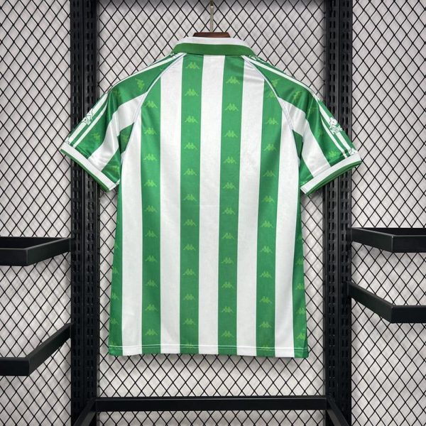 Real betis maillot foot 1995 1997 retro