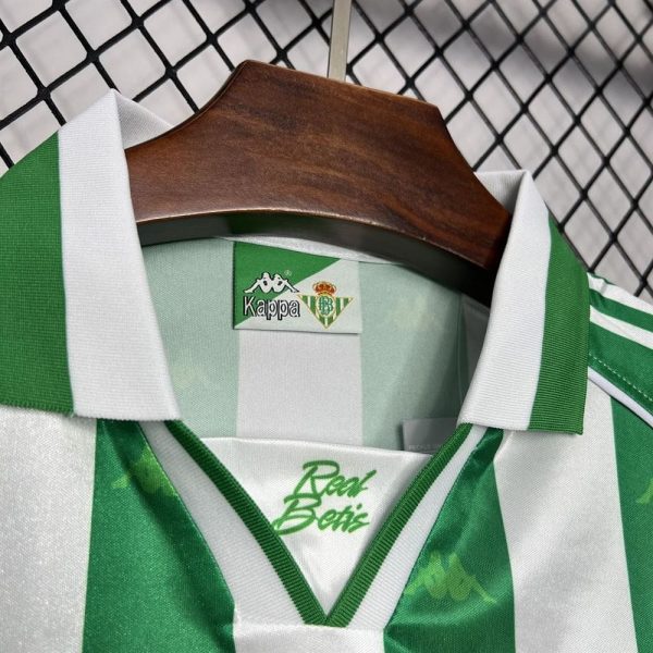 Real betis maillot foot 1995 1997 retro