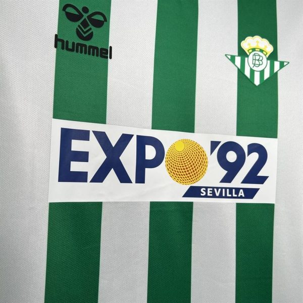 Real betis maillot foot 1988 1989 retro