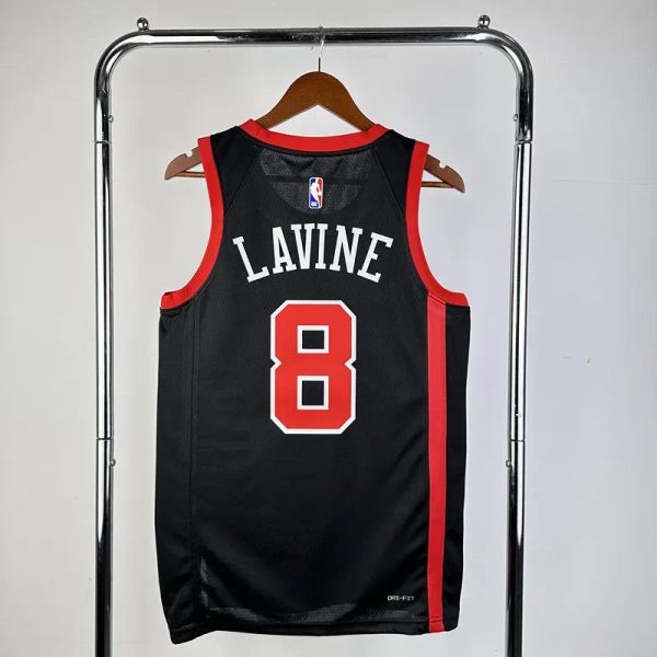 Maillot chicago bull lavine 8 nba basket 2023 2024