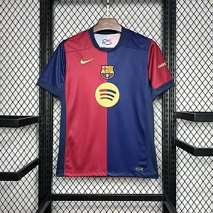 Fc barcelona soccer jersey 2024 2025 home